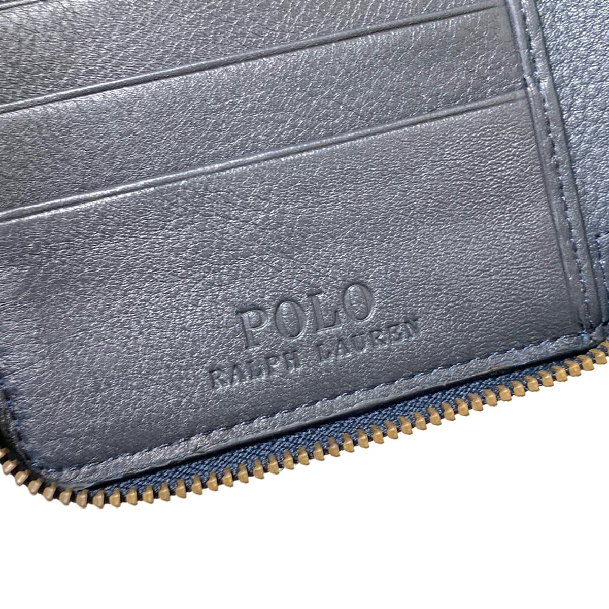 Polo Ralph Lauren 財布 ダークブルー Polo Ralpph Lauren ポロ ラルフローレン