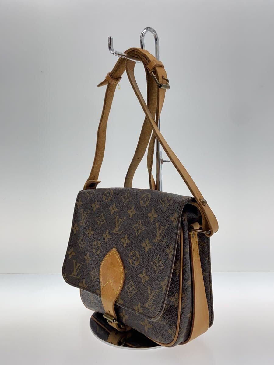 LOUIS VUITTON カルトシエールMM_モノグラム・キャンバス_BRW PVC ブラウン 総柄 - メルカリ