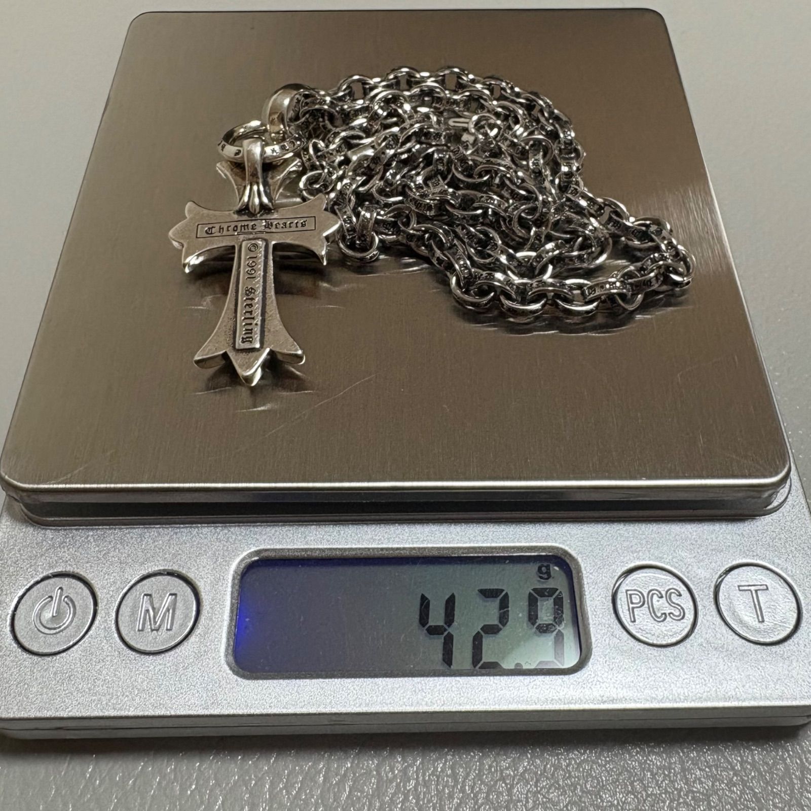 クロムハーツ CHクロスペンダントスモール with ベイル ペーパー