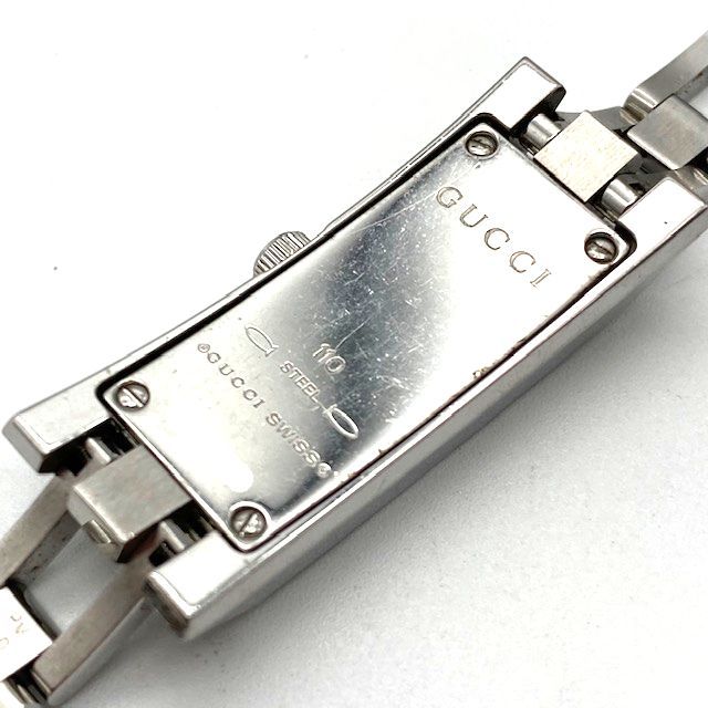 GUCCI グッチ レディースウォッチ 110 3Pダイヤ SS