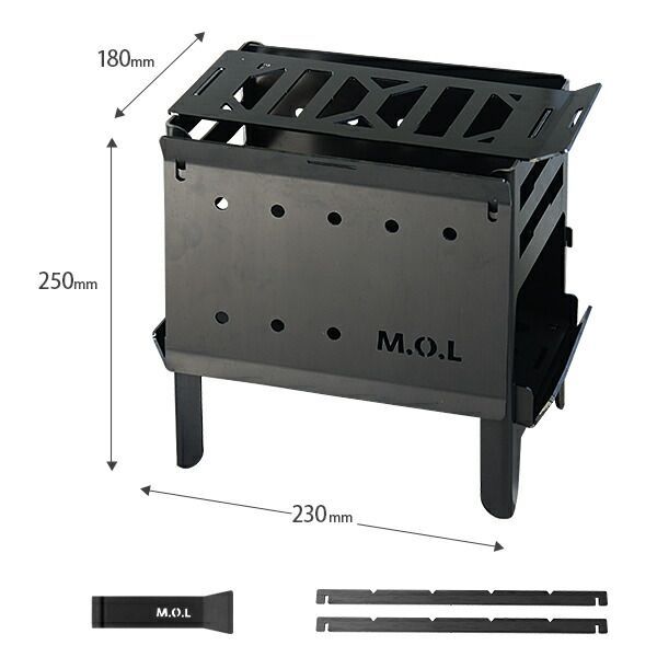 mont-bell モンベル コンパクトファイヤーピット 五徳つき