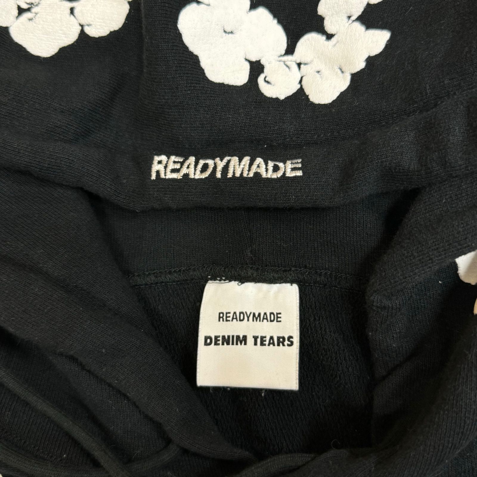 READYMADE DENIM TEARS パーカー ブラック READYMADE x DENIM TEARS COTTON WREATH HOODIE (BLACK) – LOOM
