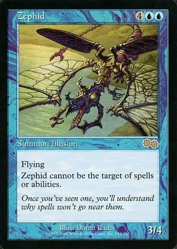 マジック：ザ・ギャザリング Trace 中古】マジックザギャザリング 113/350[R]：【USG】Zephid/ゼフィド
