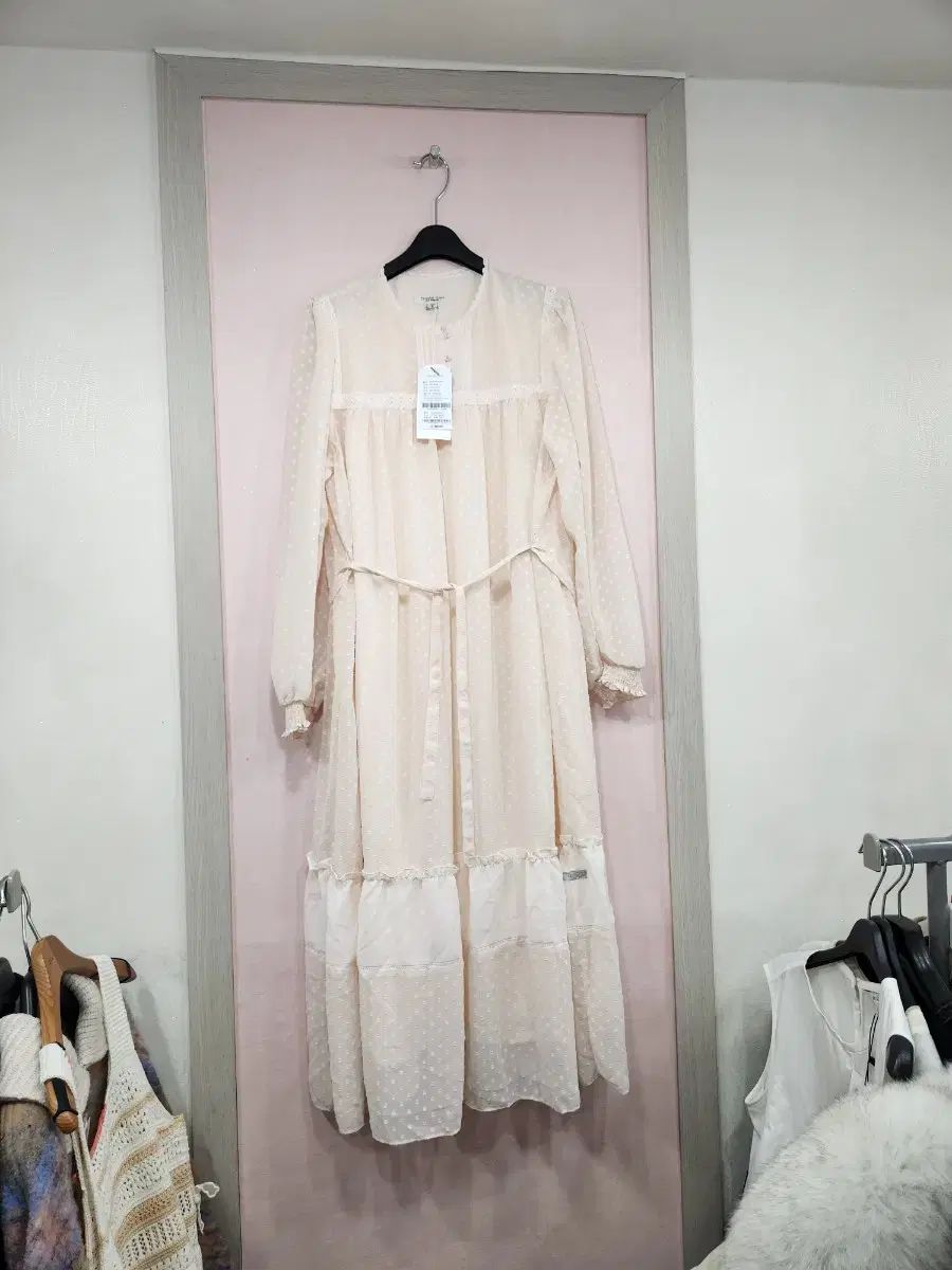 アプワイザーリッシェ Apuweiser-riche 洗えるシアーシャツフレア