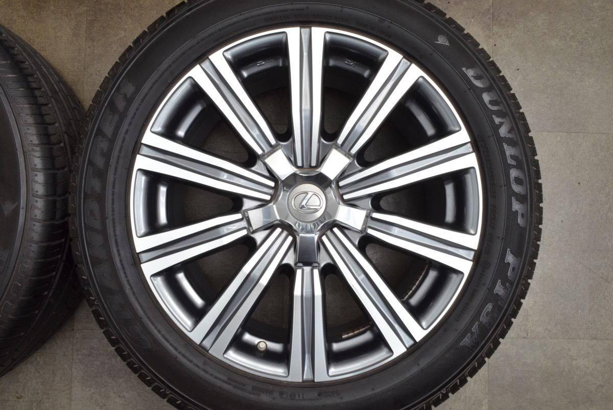 良好品】レクサス LX570 純正 21in 8.5J+54 PCD150 ダンロップ グラン 