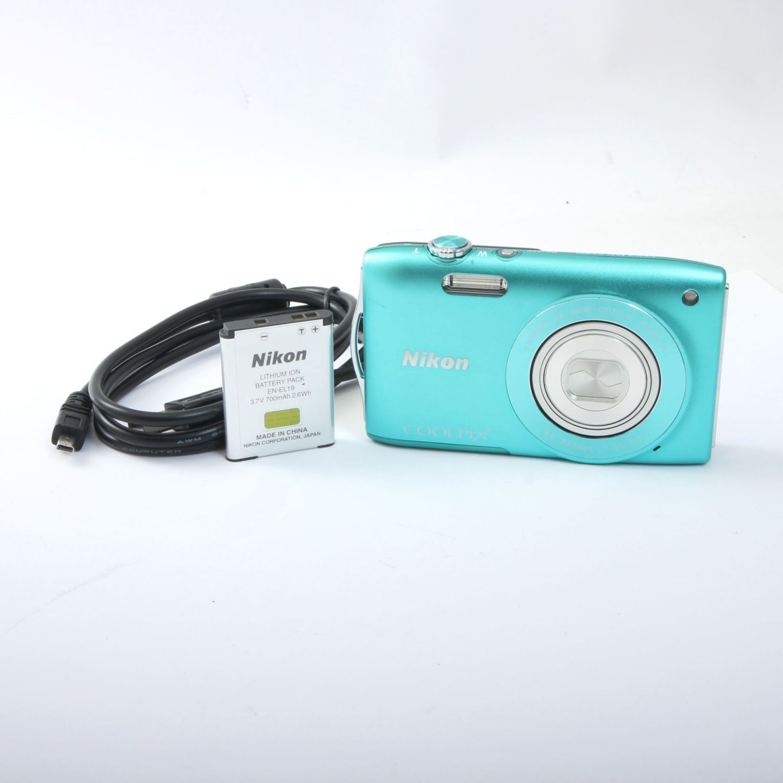 Nikon ニコン COOLPIX S3300 ショップ ブルー コンパクト