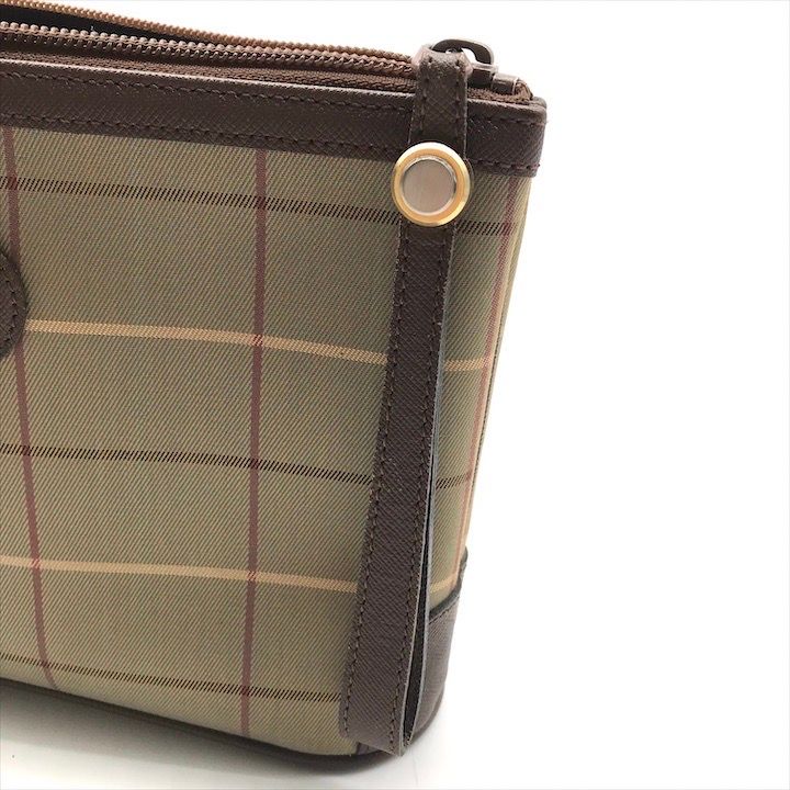 未使用品 Burberrys バーバリーズ ロゴ ノバチェック柄 ポーチ バッグ