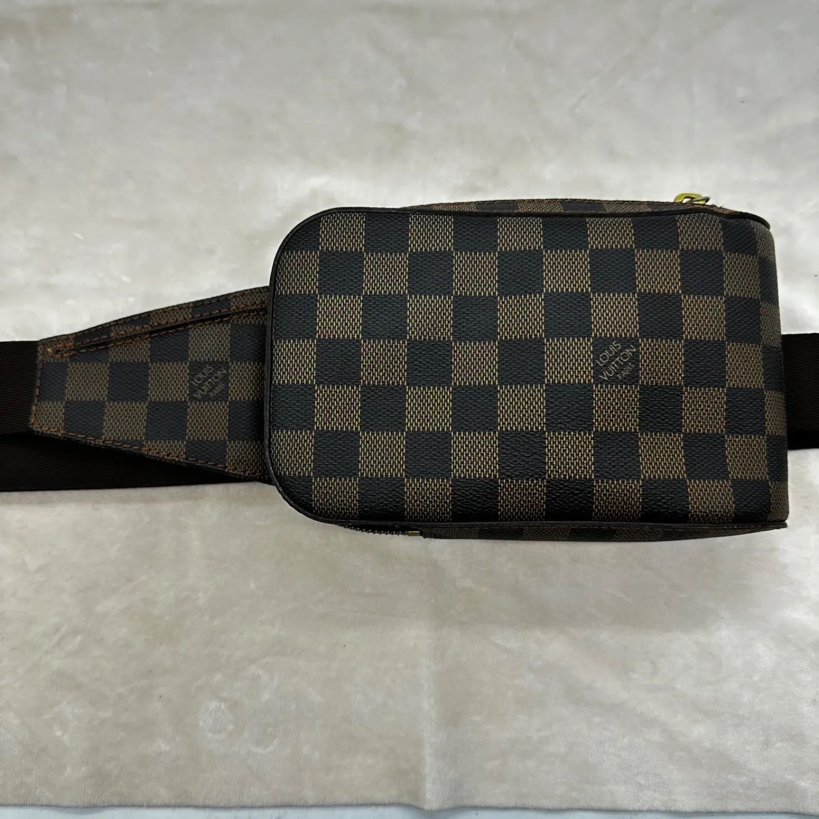 LOUIS VUITTON ダミエ ジェロニモス ルイヴィトンジェロニモス 旧型 14137 ブラウン メンズ ダミエ