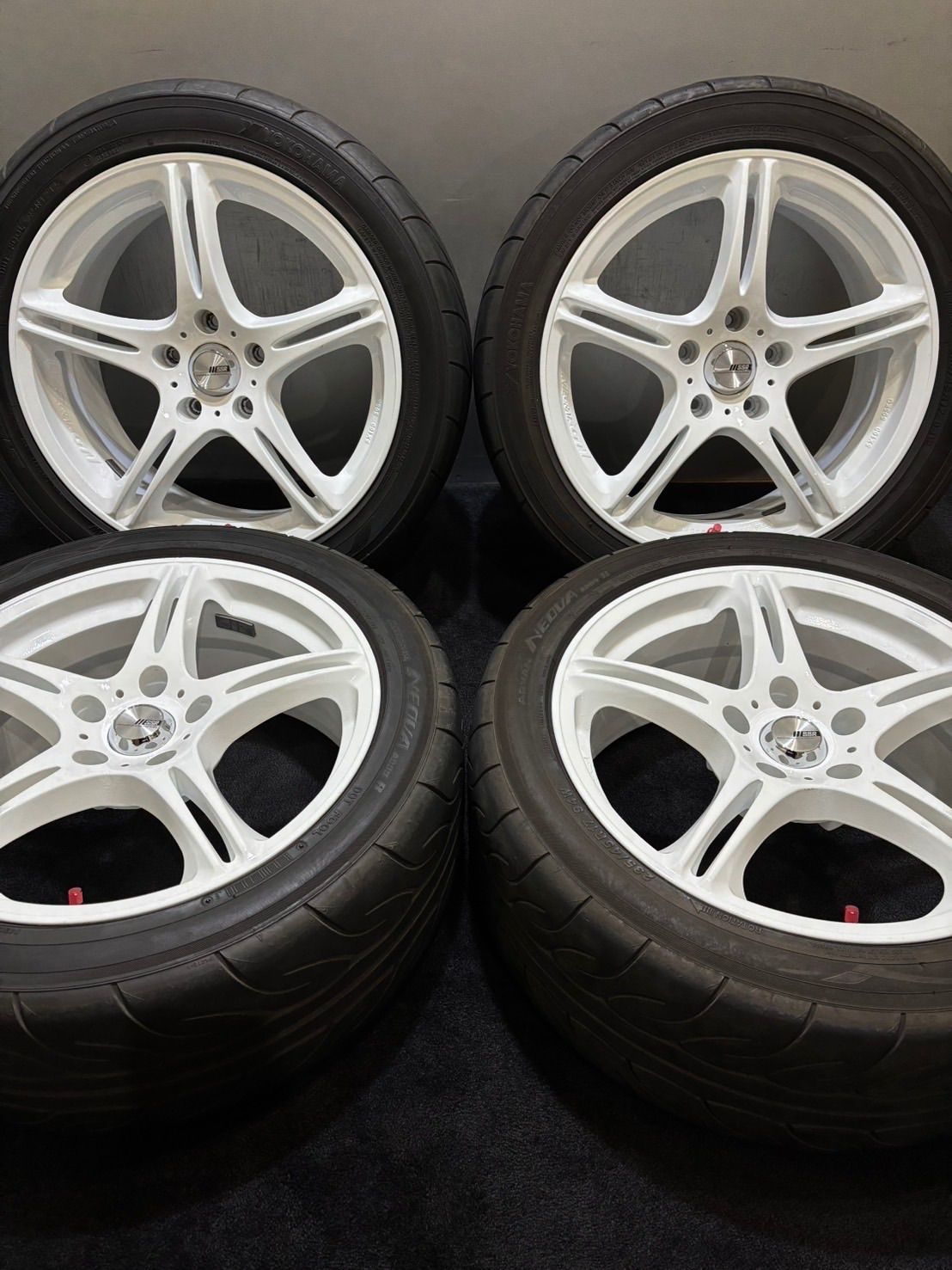 235|45R17 YOKOHAMA|ADVAN NEOVA AD08 R 15年製 SSR インテグラル GT1 17インチ 8J 40| 32 114.3 5H 夏タイヤ 4本 シビック 南5-J67