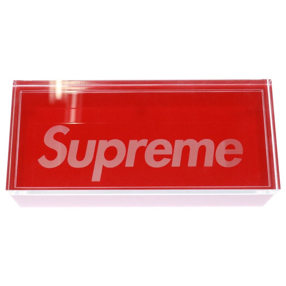 SUPREME シュプリーム 16AW Acrylic Lucite Box ルーサイト クリア アクリルケース ボックス 小物入れ レッド