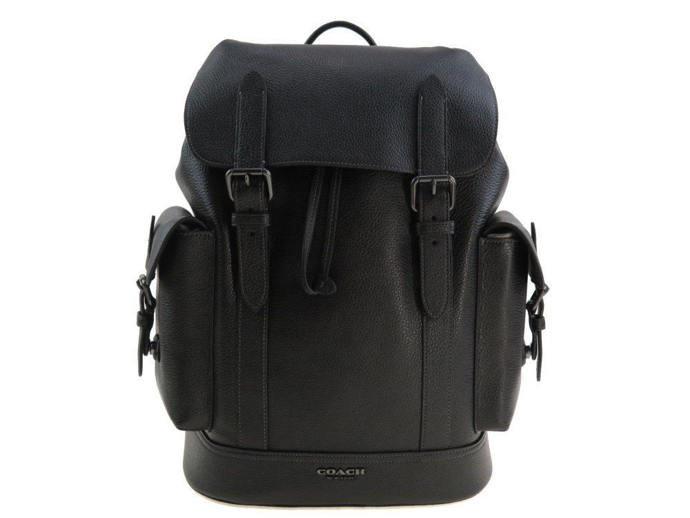 【極美品】コーチ ハドソン リュックサック ビジネスバッグ レザー 黒 A4可 希少/極美品】COACH コーチ ハドソン リュックサック 大容量