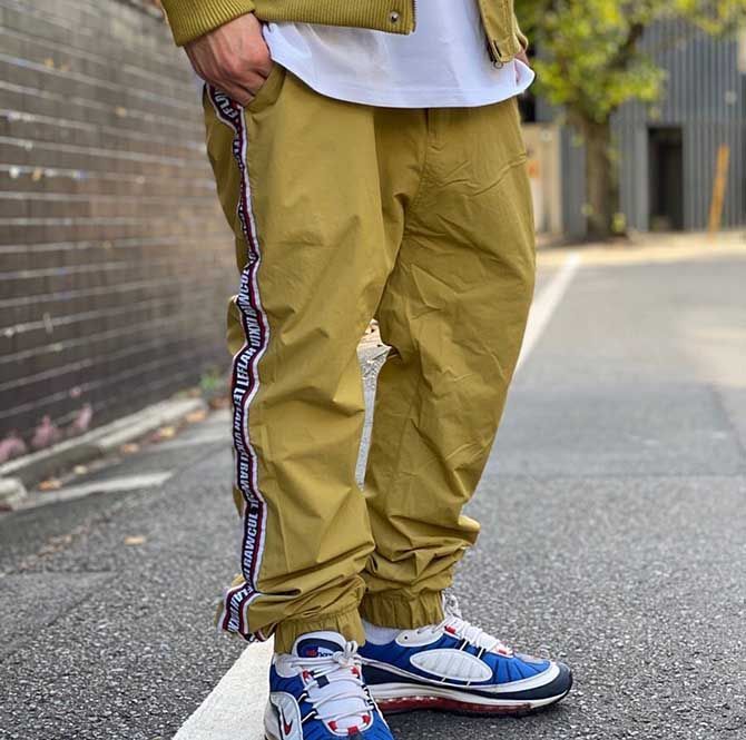 Mサイズ LEFLAH レフラー ナイロンジョガーパンツ（BEIGE）NYLON JOGGER PANTS