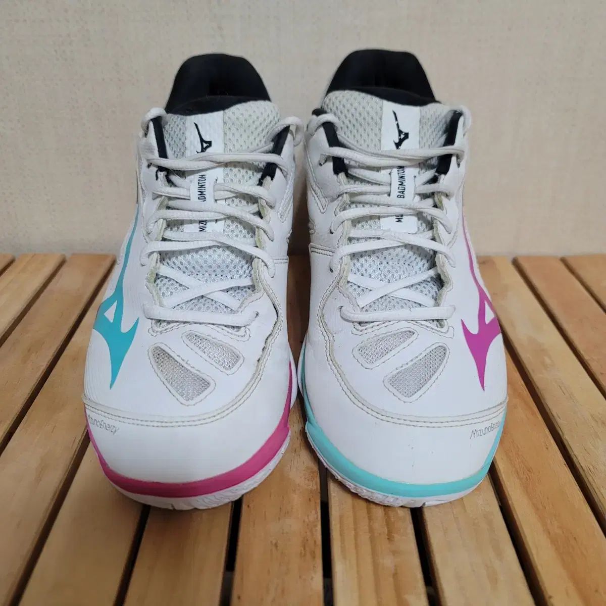 Mizuno Wave Claw EL-2 23.5 ホワイト/パープル