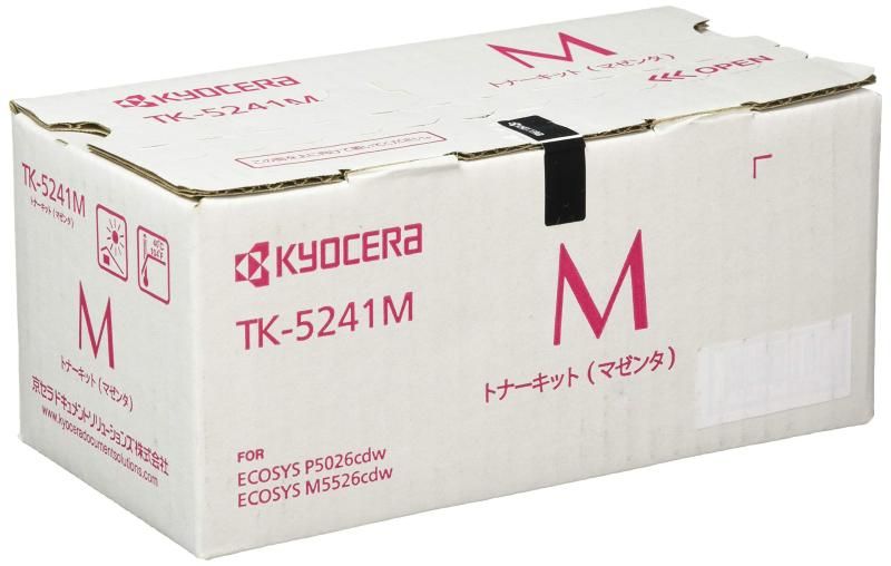 KYOCERA純正 トナーカートリッジマゼンタ TK-5241M ECOSYS M5526cdw P5026cdw向け