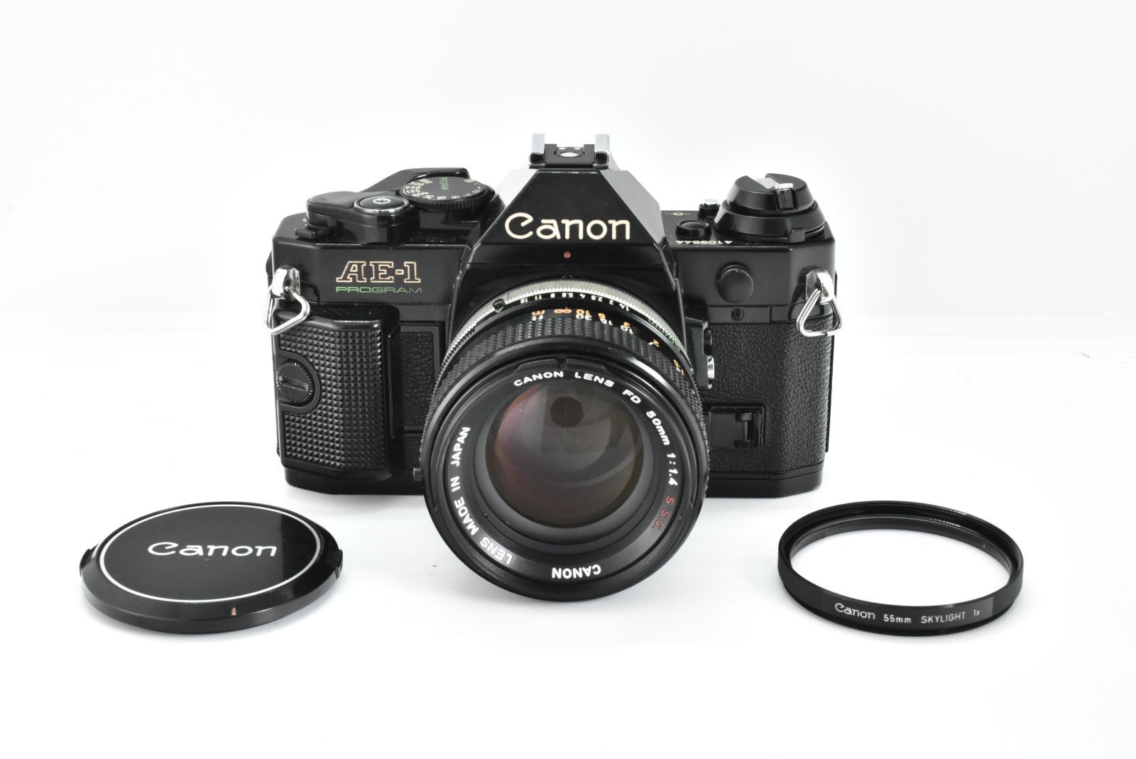 Canon AE 1 P Program Black FD 50 mm f 4 SSC キャノン フィルム一眼レフカメラ ブラック 黒 EF TN JP 1553