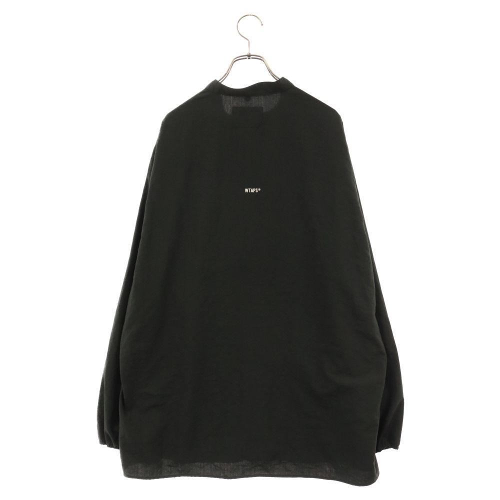 23ss Wtaps Arrestor / LS / POLY シャツ 黒｜シャツ
