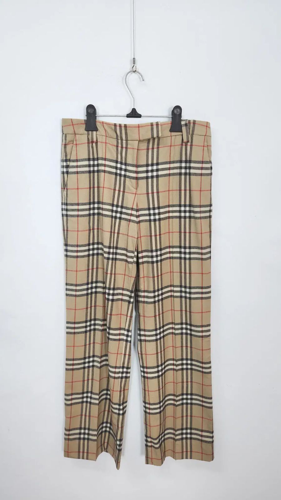 US8 UK 10 バーバリー レディース ウール ズボン