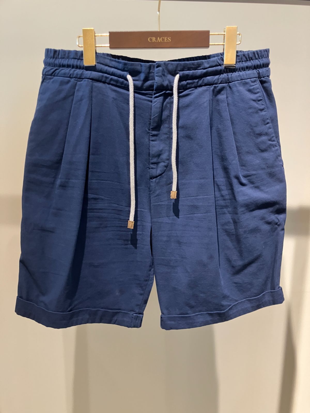 BRUNELLO CUCINELLI ブルネロクチネリ ハーフパンツ ネイビー 50