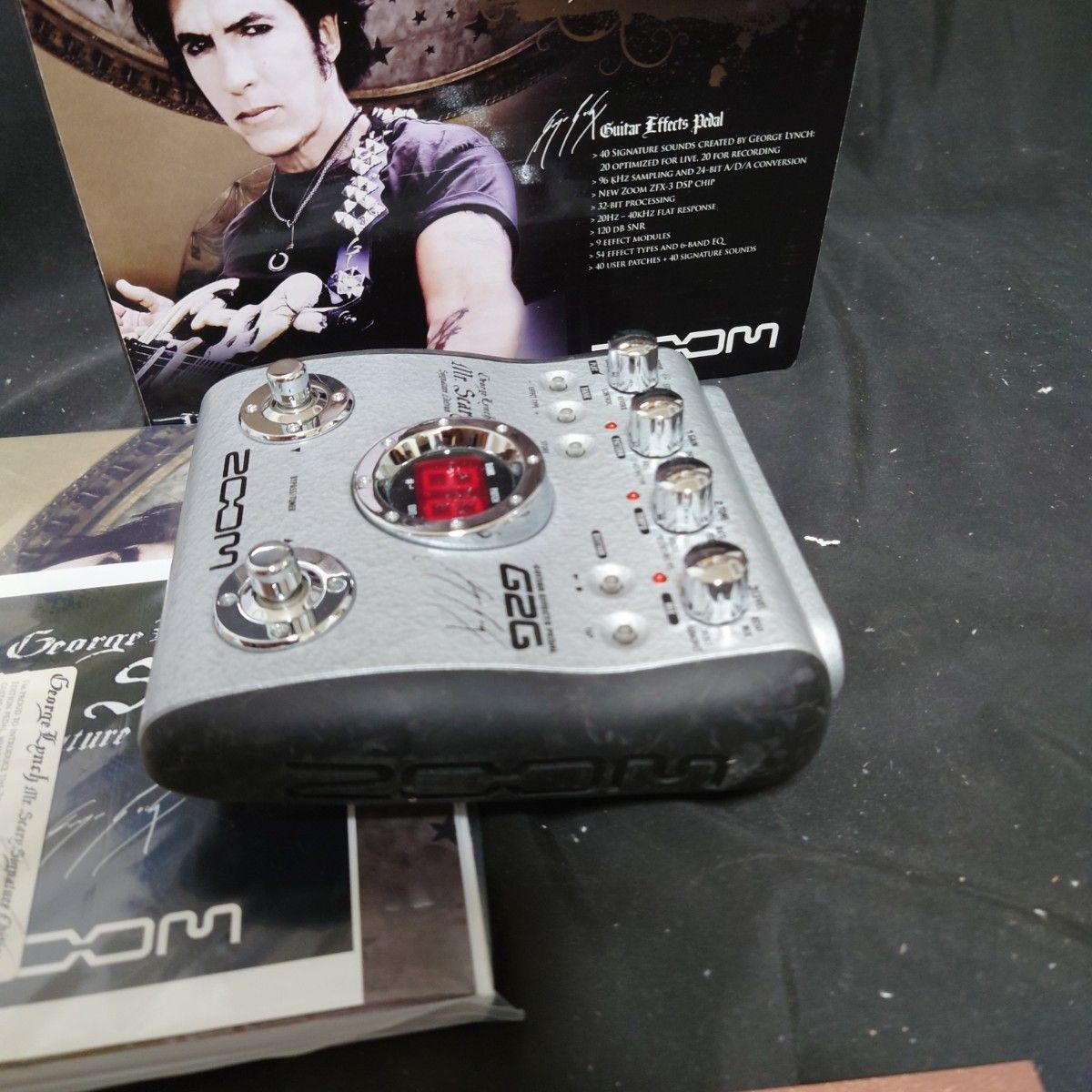 zoom g2g Zoom G2G ズーム George Lynch Mr. Scary Signature マルチエフェクト ペダル 動作品 中古 送料無料 ☆