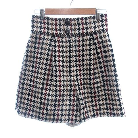 リランドチュール Rirandture キュロットパンツ ショート ツイード  