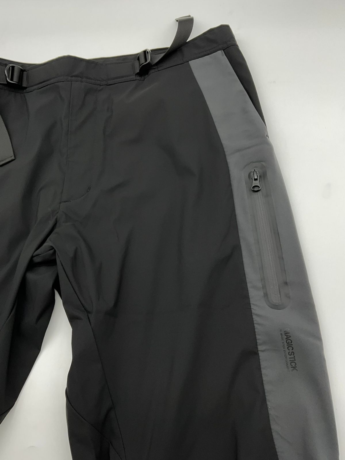 最高品質を待つ！ L MAGIC STICK マジックスティック WRサルエルパンツ v2 L ブラック げ交渉