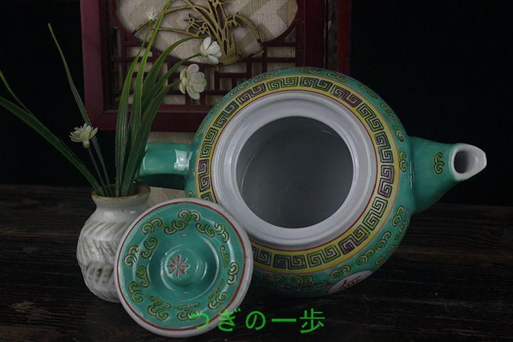 中国 景徳鎮 「萬壽無疆」蓋付き スープ鉢 シュガーポット 大鉢