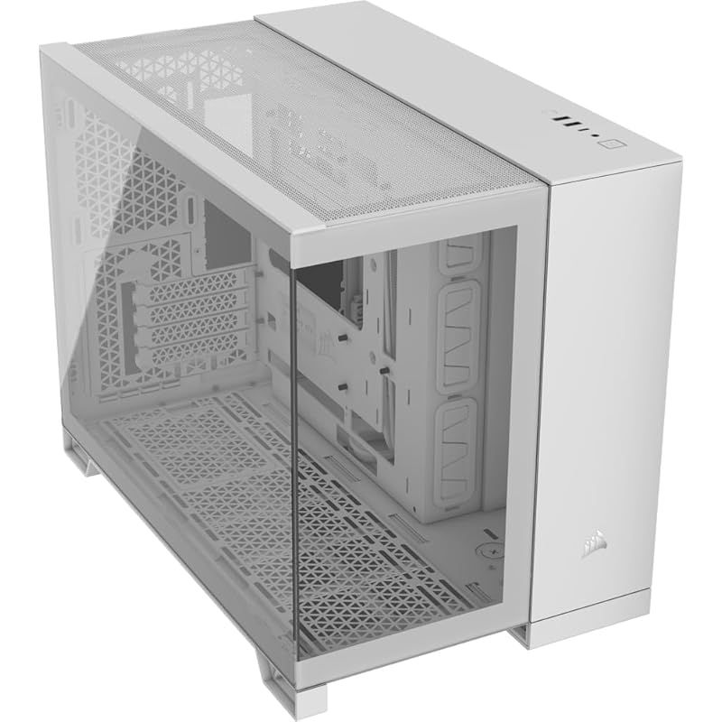 CORSAIR 2500X Micro ATX Dual Chamber PCケース ホワイト CC-9011266-WW 0