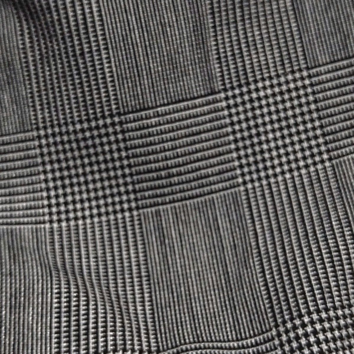 ENFOLD エンフォルド パンツ サイズ38 M レディース - 黒×アイボリー フルレングス グレンチェック柄 ワイドパンツ DECORATOM_COM_BR