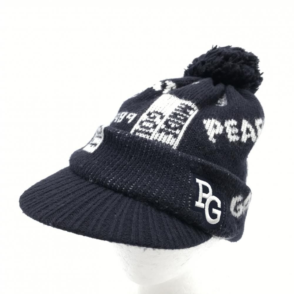 PEARLY GATES パーリーゲイツ ニットキャップ ネイビー系 FR ゴルフ