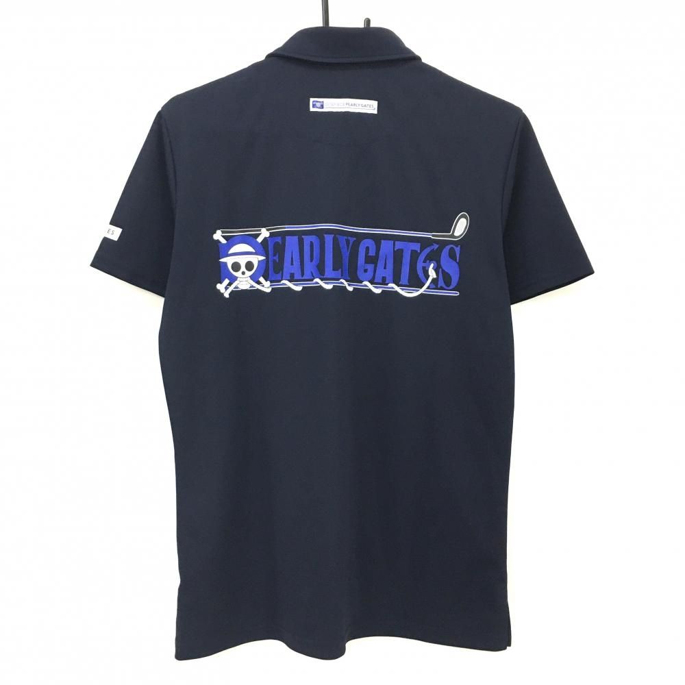 美品】パーリーゲイツ×ONEPIECE 半袖ポロシャツ ネイビー ワンピース