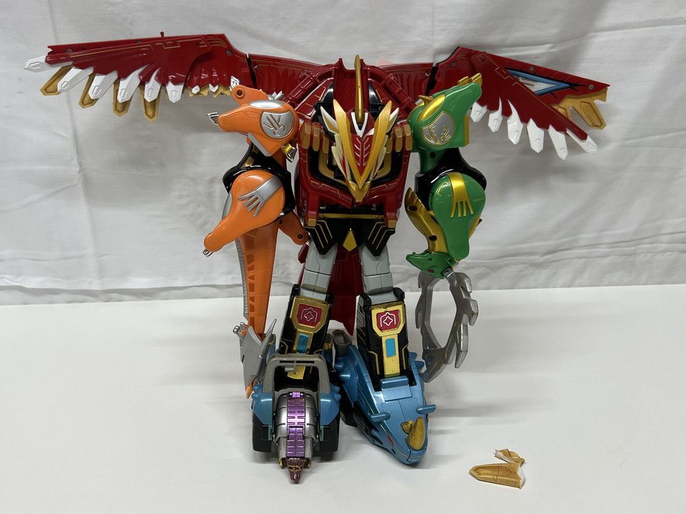 ●百獣戦隊ガオレンジャー 百獣合体ＤＸ超合金 ガオイカロス ジャンク品