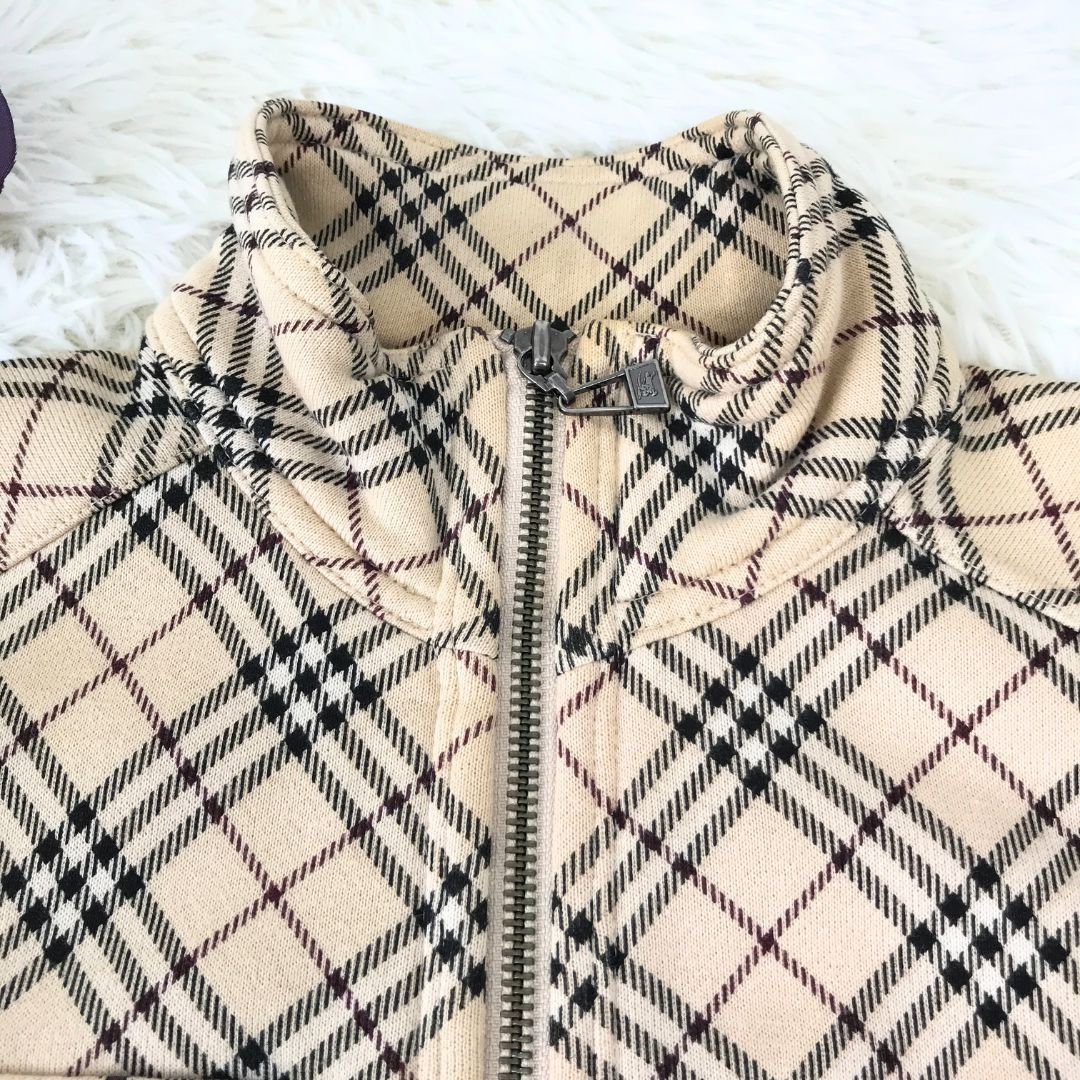 3265 ファッション バーバリーブルーレーベル 七分袖ジップ