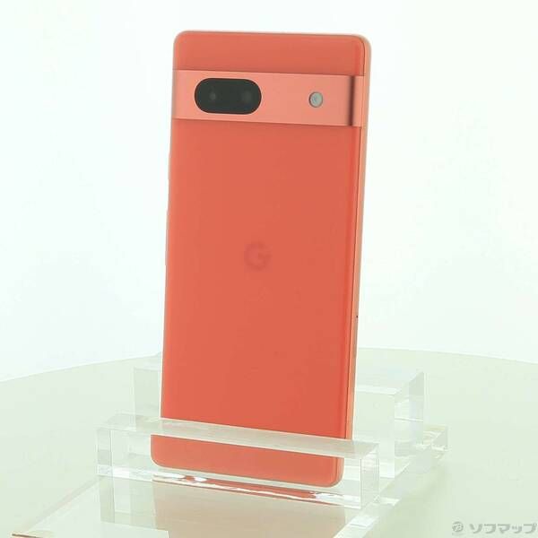 中古品〕 Google Pixel 7a 128GB コーラル GA04438-JP SIMフリー【258