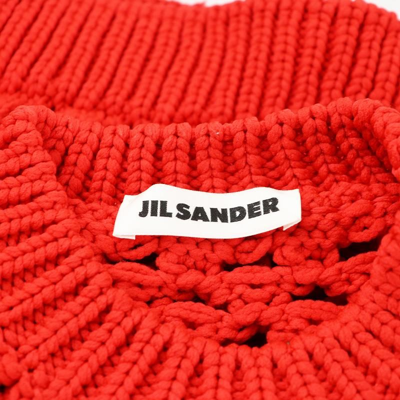 ジルサンダー JIL SANDER 25SS LS CN JUMPER SHRUNKEN FIT ニット セーター 長袖 34 赤 レッド J02GP0213 /AN39 レディース ジルサンダー JIL SANDER 25SS LS CN JUMPER SHRUNKEN FIT