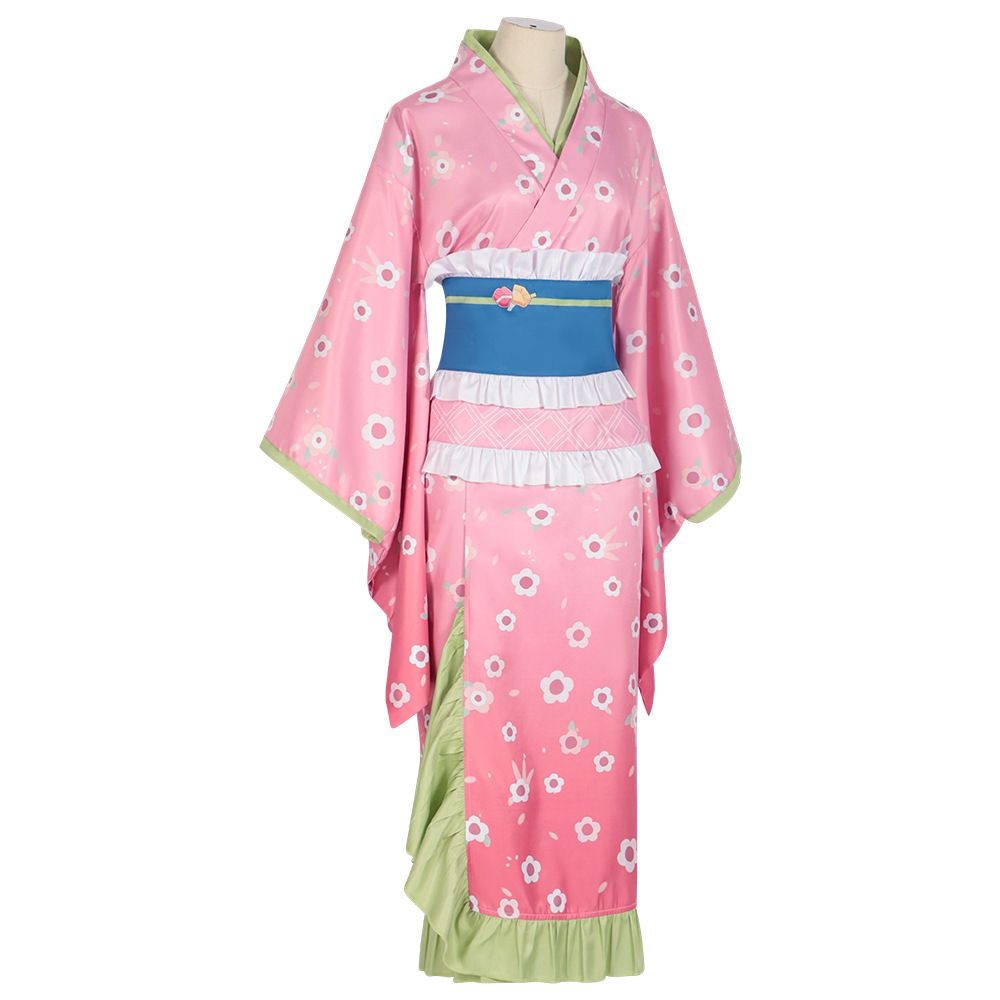 甘露寺蜜璃 ナムコ限定衣装 コスプレ 袴 和服 鬼滅の刃 Amazon.co.jp: [Maison M] 鬼滅の刃 甘露寺蜜璃 コスプレ衣装