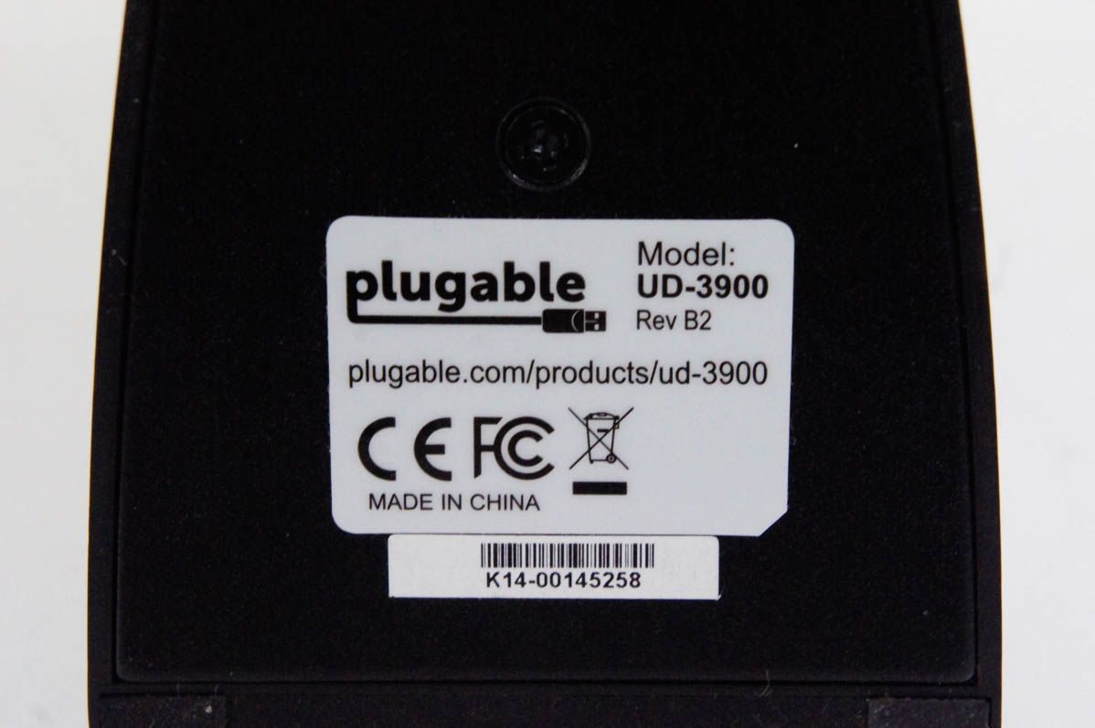 中古】Plugable USB3.0/USB-C用ドッキングステーション UD-3900