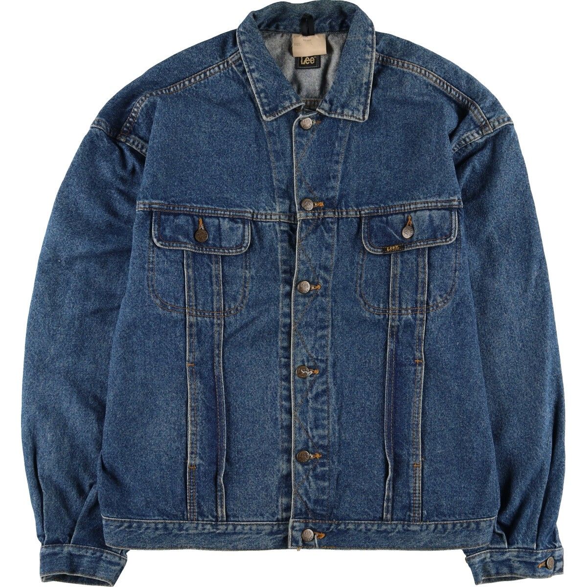 古着 リー Lee RIDER JACKET デニムジャケット Gジャン メンズL相当