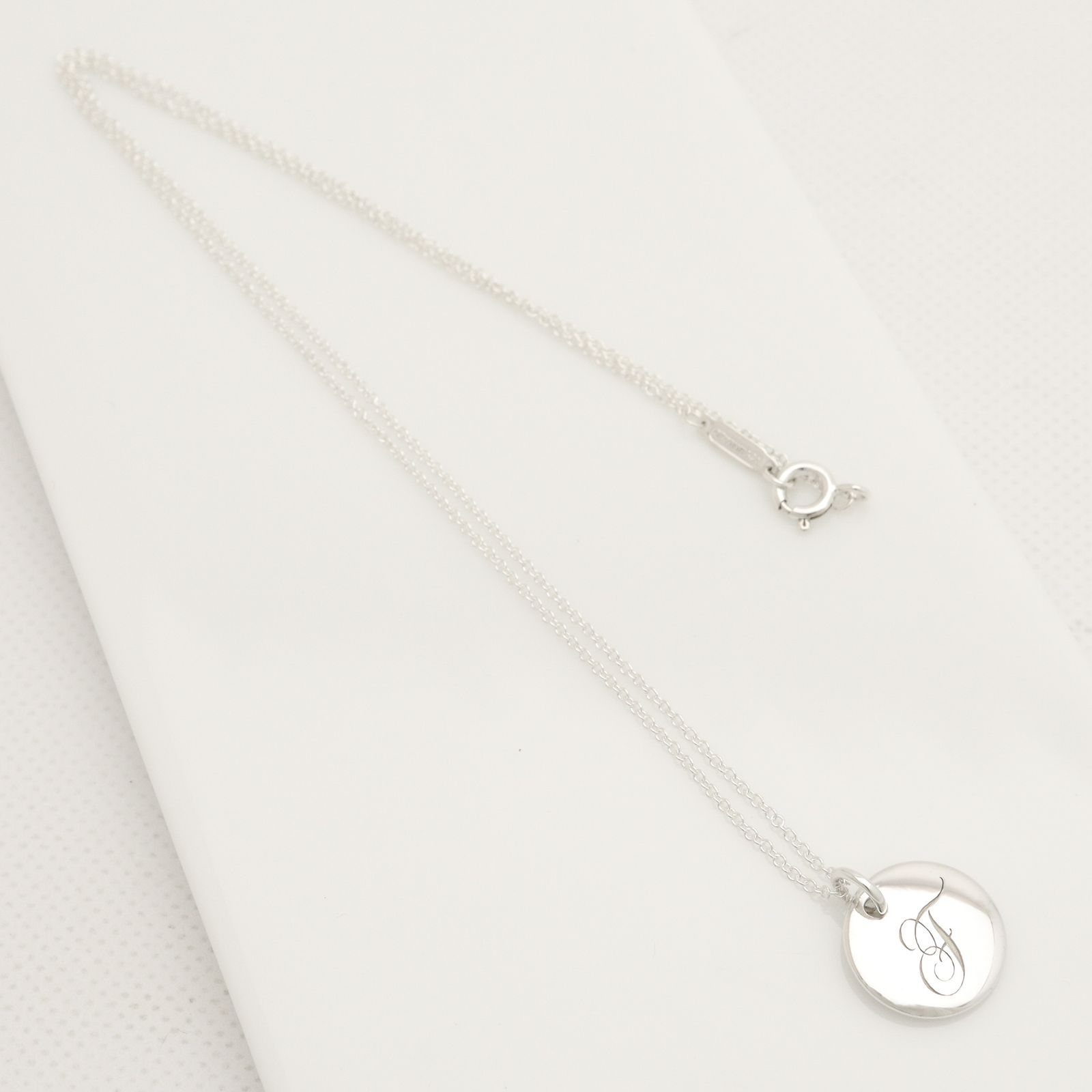 美品】ティファニー TIFFANY&Co. ノーツ レター イニシャル