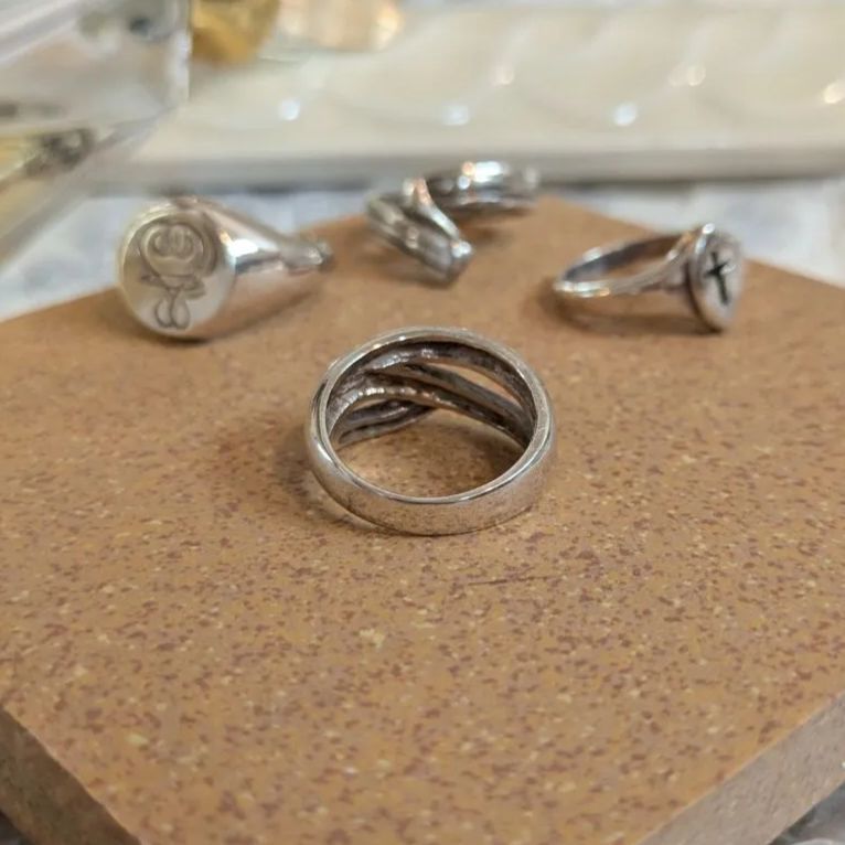 vintage✴silver ring//シルバー//ヴィンテージ//個性的//指輪//約13号