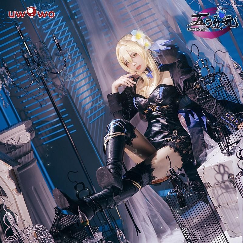 Uwowo 原神 コスプレ ホタル 蛍 深淵の姫様 同人服 衣装 ※ウイッグ