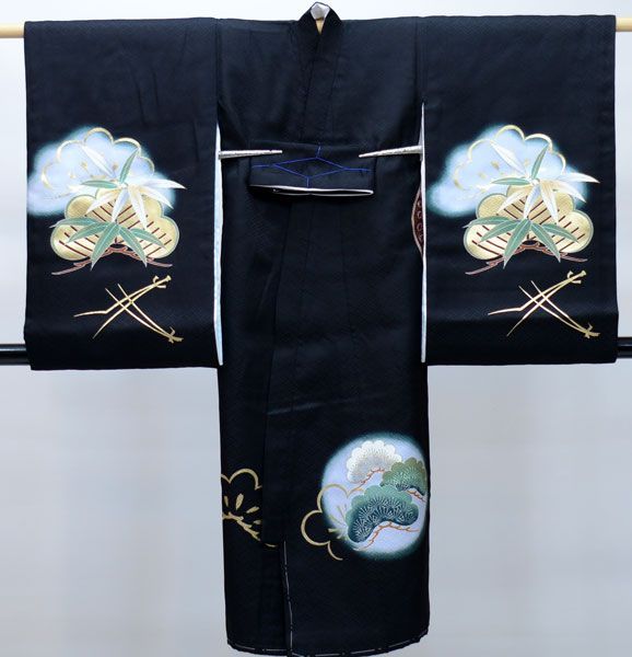 正絹　男児用　産着一つ身　① 産着 お宮参り 男の子 正絹 初着 御宮参り 祝い着 着物 赤ちゃん