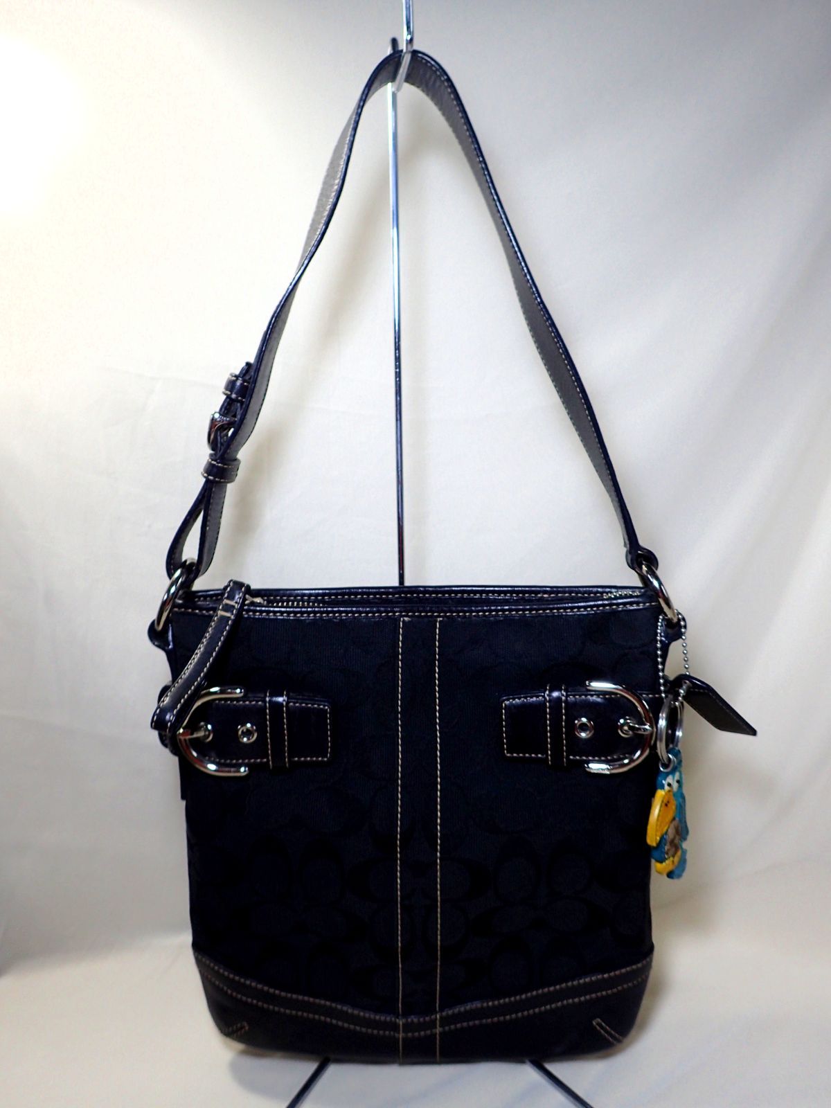 コーチ キーホルダー付き COACH コーチ ワンショルダーバッグ 美品 