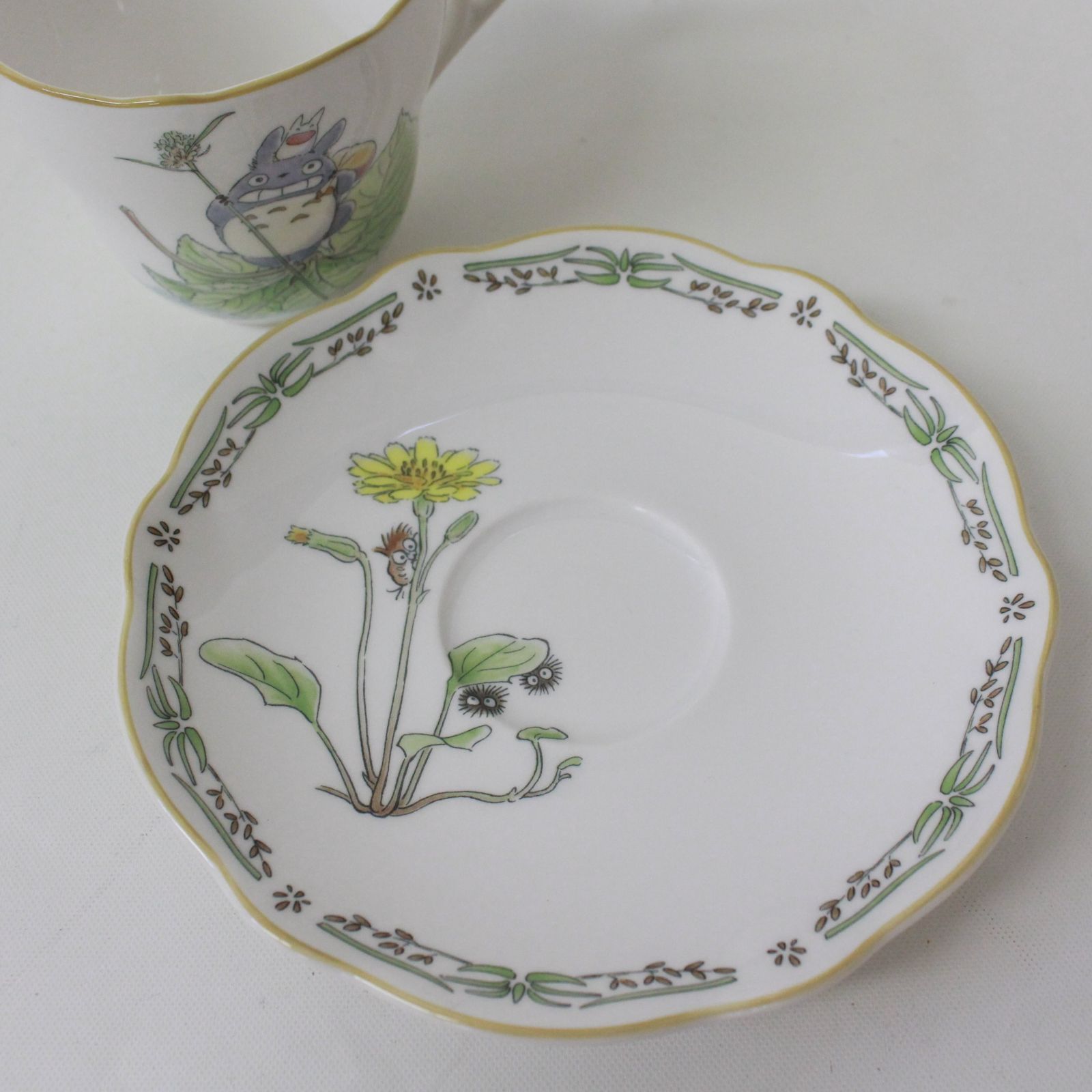 ☆194 Noritake ノリタケ となりのトトロ サロンセット カップ