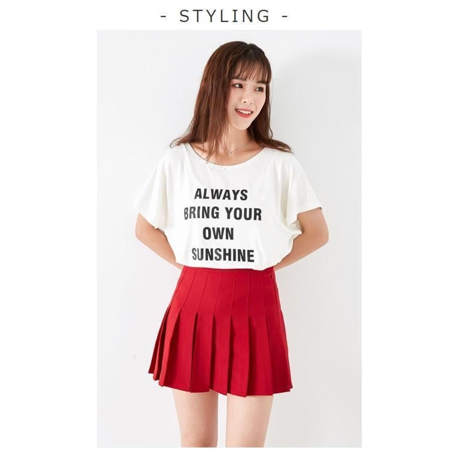 ミニ丈 スカート風 キュロットパンツ レディース プリーツ