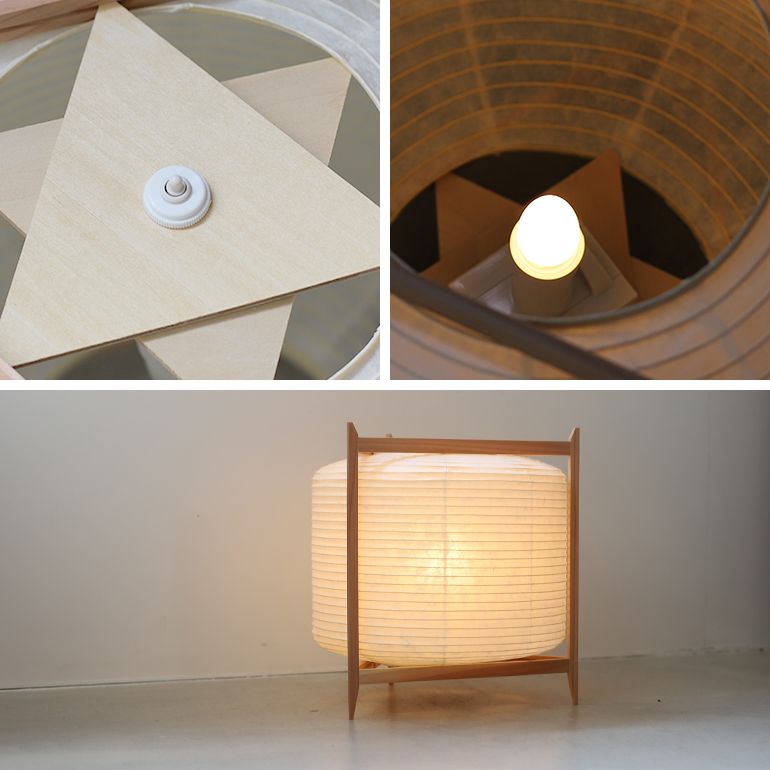 新品】ANDON TRIANGLE【LX12-L コードレスランプ】 [長大作 和紙照明