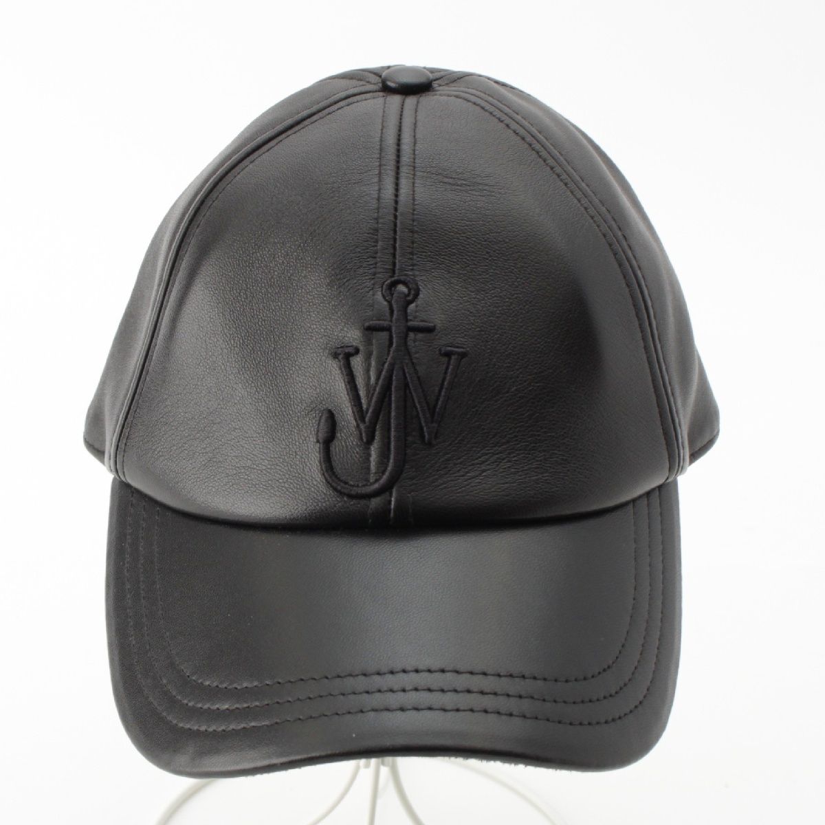 MONCLER(モンクレール) キャップ UNI美品 - 黒×白 WORLD BOXING/2023  