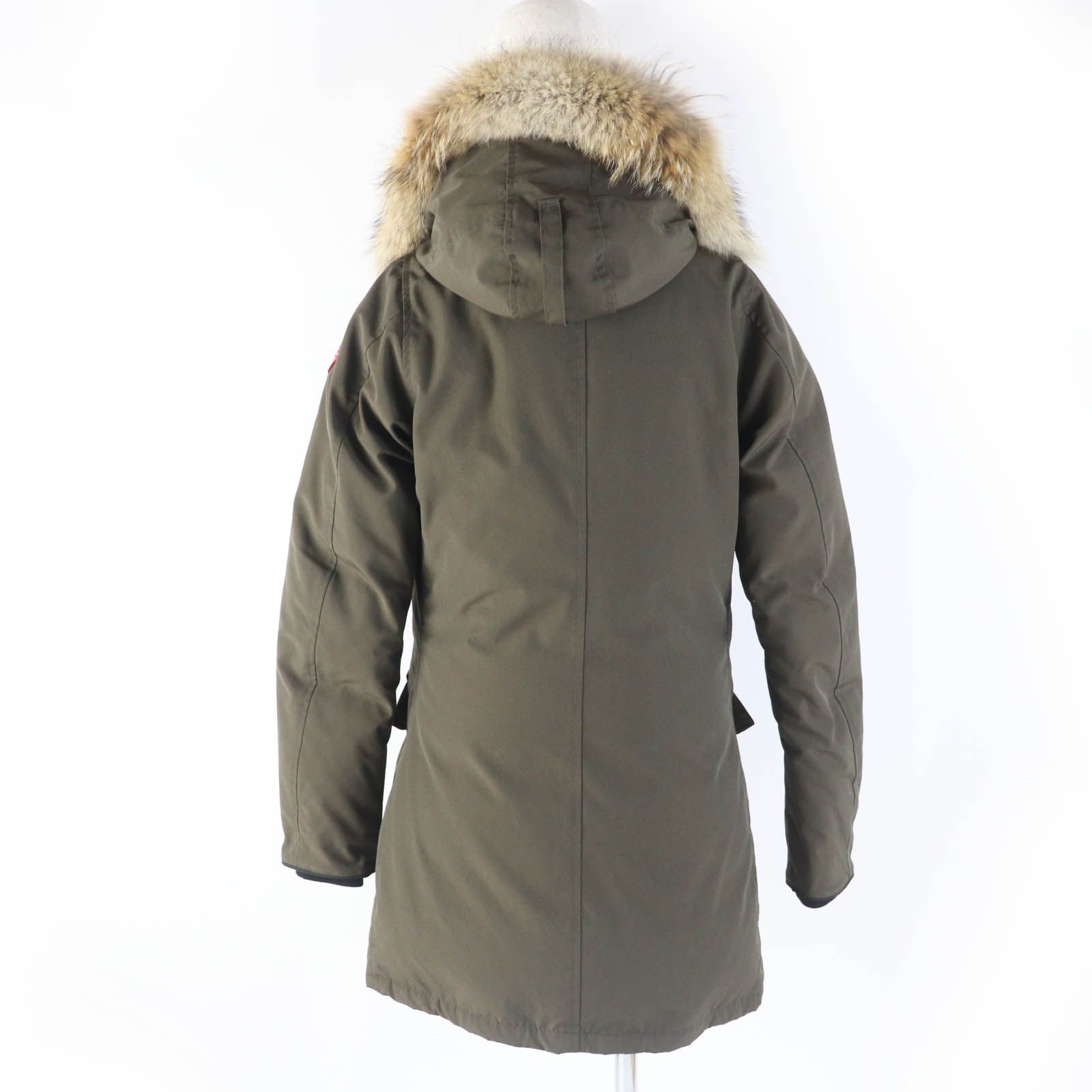 美品☆CANADA GOOSE カナダグース 2603JL BRONTE PARKA ブロンテ パーカー ファー・フード付 ダウンコート カーキ M  国内正規品 レディース - メルカリ