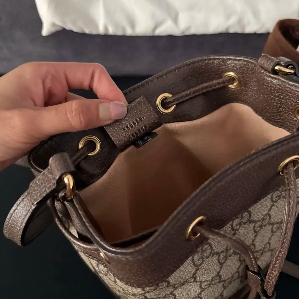 GUCCI グッチ オフィディア GG ミニ バケットバッグ クロスバッグ インナーバッグ