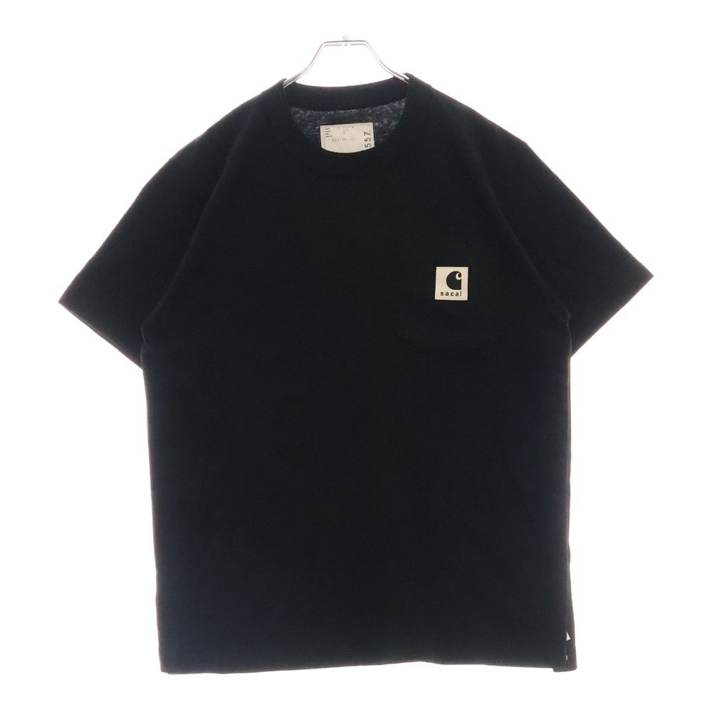 サカイ×カーハートダブリューアイピー sacai×CARHARTT WIP 23AW ポケットTシャツ 23-0557S ホワイト サイズ：1 Sacai (サカイ) 23AW × Carhartt WIP T-shirt カーハート