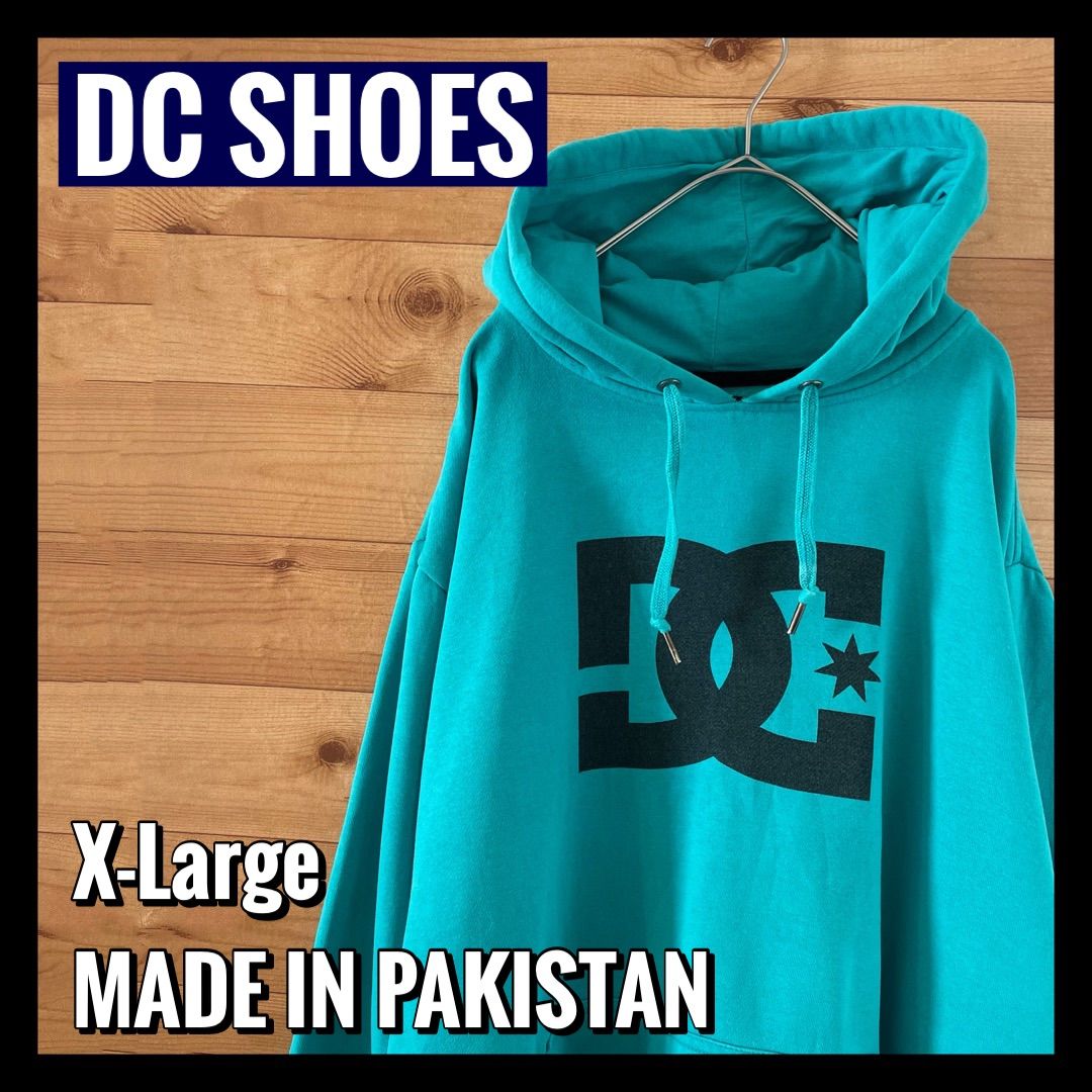 DC SHOES】プルオーバー プリント スウェット パーカー アメリカ古着